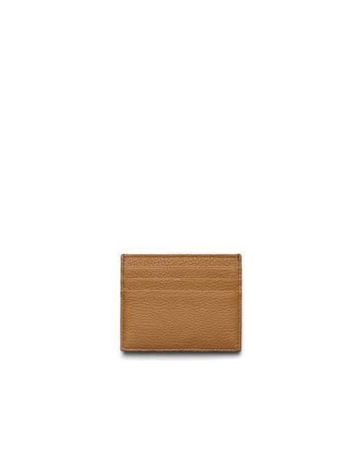 Prada White Leather Card Holder