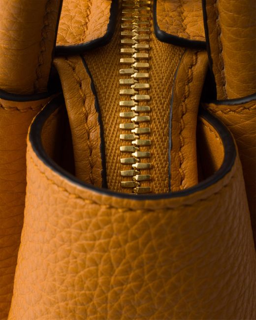 Mini Borsa A Mano di Prada in Metallic