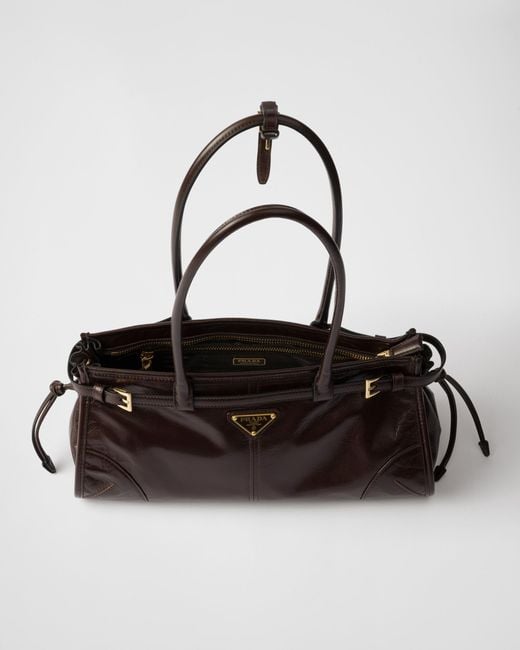 Prada Black Bonnie Medium Leather Handbag