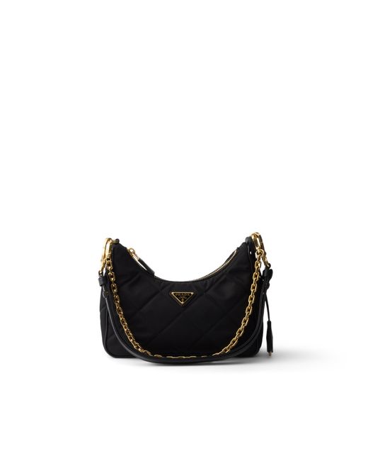 Prada Black Re-Edition Quilted Re-Nylon Mini-Bag