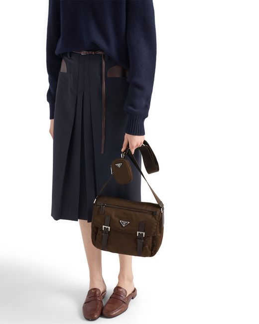 Borsa A Tracolla di Prada in Brown