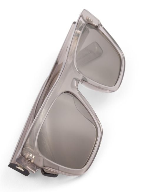 Prada Gray Sunglasses With Logo for men