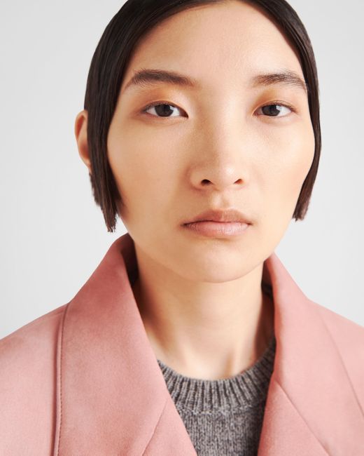 Giacca Oversize di Prada in Pink