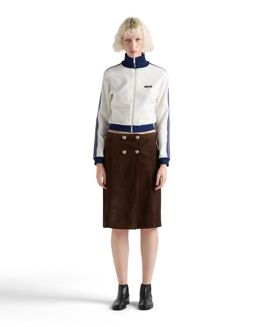 Prada Blue Fleece Jacket