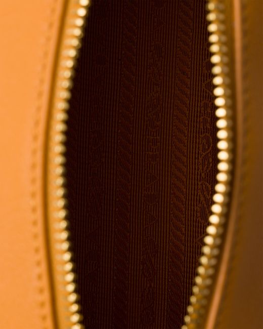 Prada Yellow Pouch Aus Leder