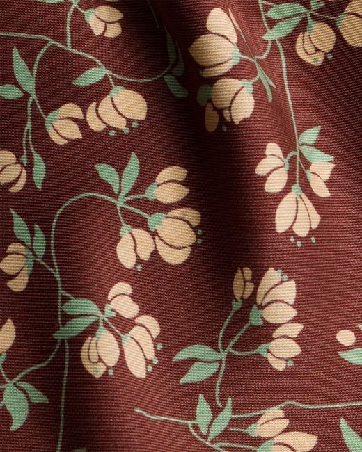 Prada White Printed Silk Twill Scarf