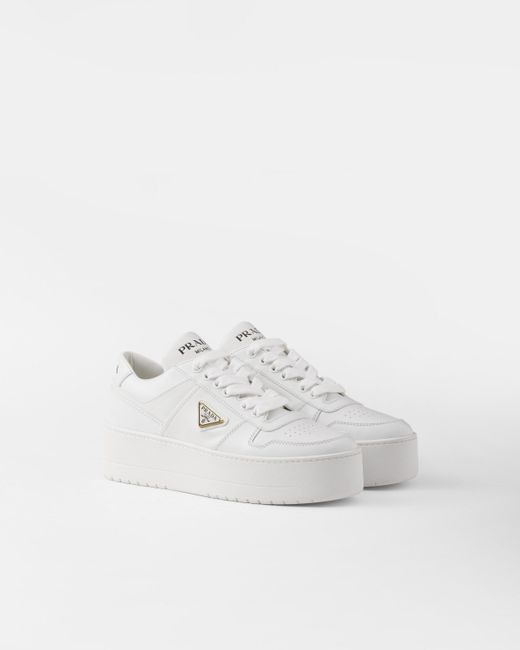 Sneakers Downtown Bold di Prada in White