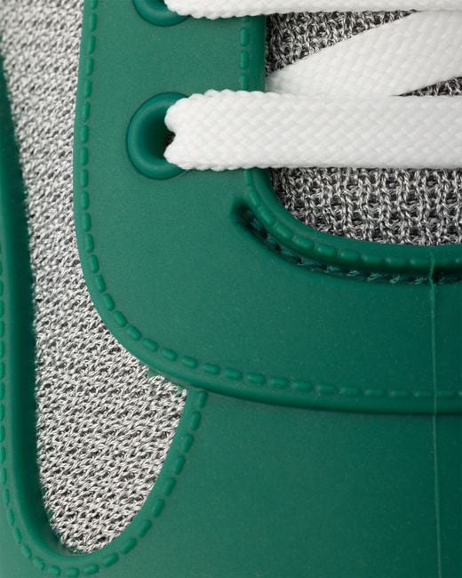 Prada Green America's Cup Soft Rubber And Bike Fabric Sneakers for men