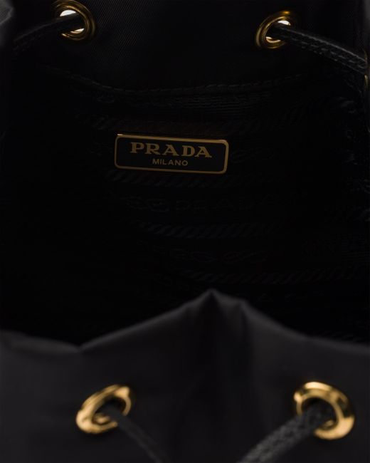 Prada Black Duet Re-Nylon Bucket Bag