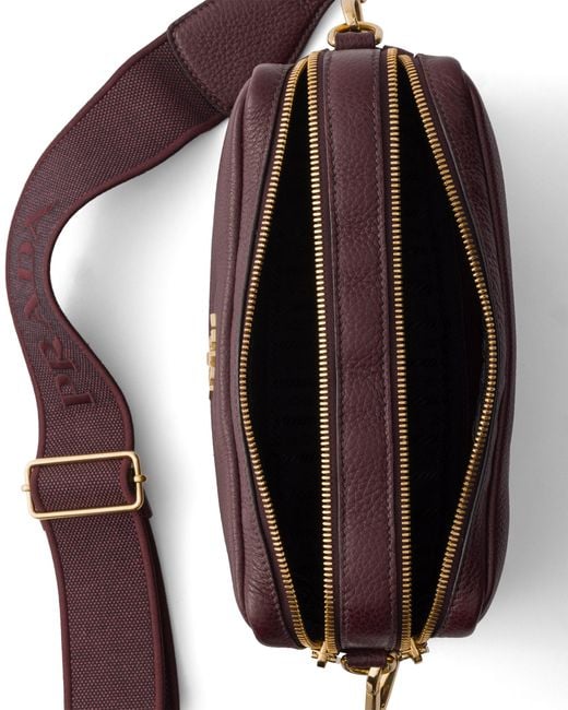 Prada Brown Small Leather Shoulder Bag