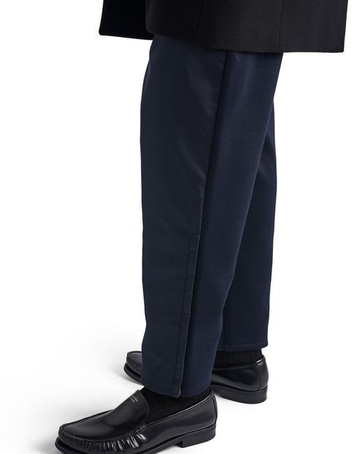 Pantalones Con Logo Triangular Prada de hombre de color Blue