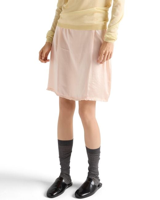 Prada Pink Old Satin Slip Dress, Peach