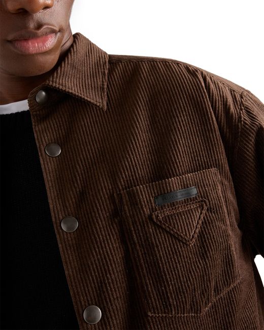 Camicia di Prada in Brown da Uomo
