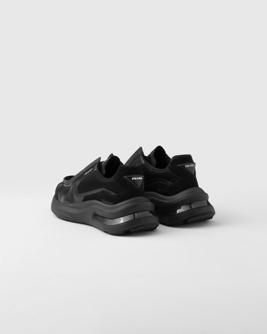 Sneakers Systeme di Prada in Black da Uomo