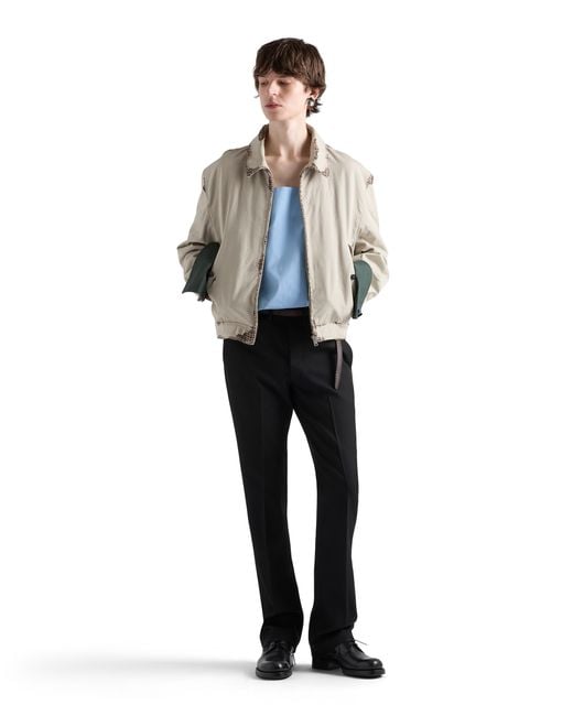Giubbotto di Prada in White da Uomo