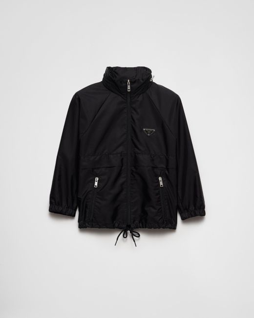 Prada Light Re Nylon Rain Jacket in Black Lyst UK