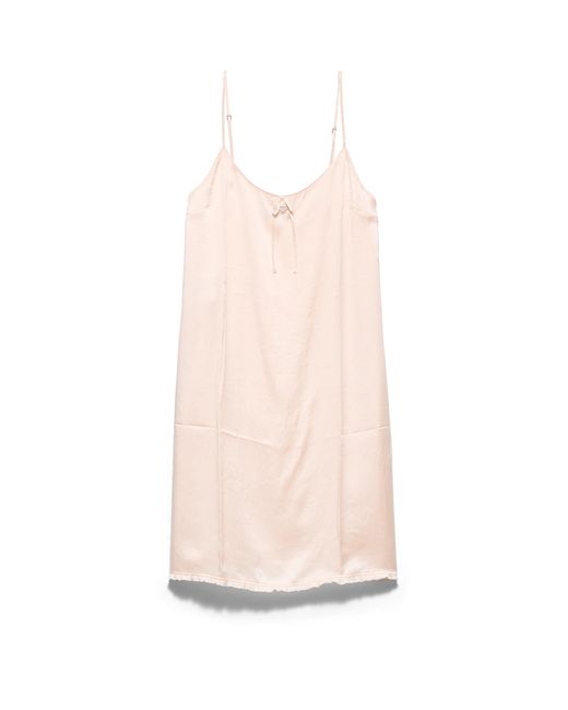 Prada Pink Old Satin Slip Dress, Peach
