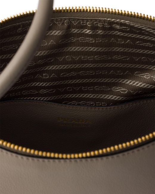 Prada Natural Darling Leather Handbag