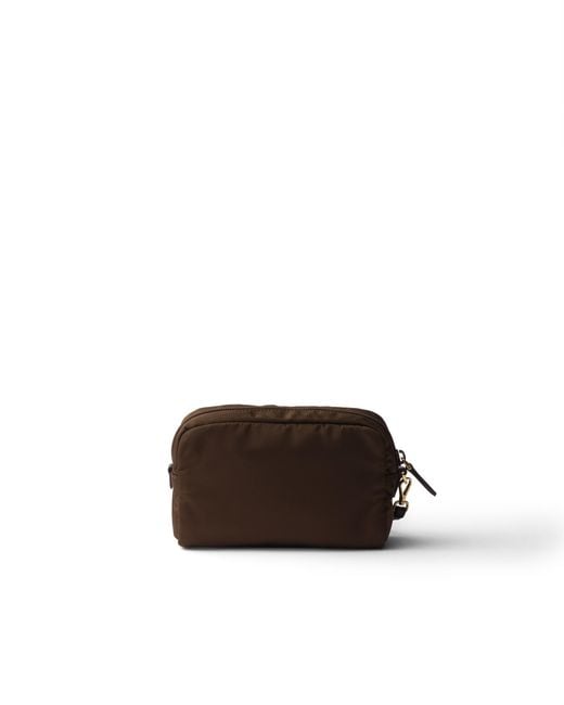 Prada Brown Small Re-Nylon Pouch