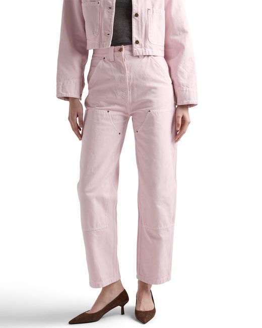 Prada Pink Canvas Pants