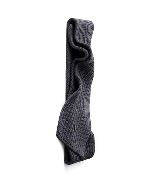 Prada Blue Wool Scarf