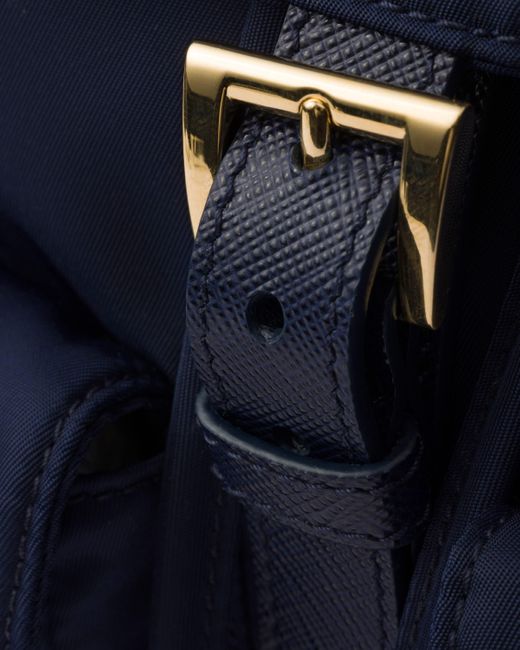 Prada Blue Re-Edition 1978 Kleiner Rucksack Aus Re-Nylon