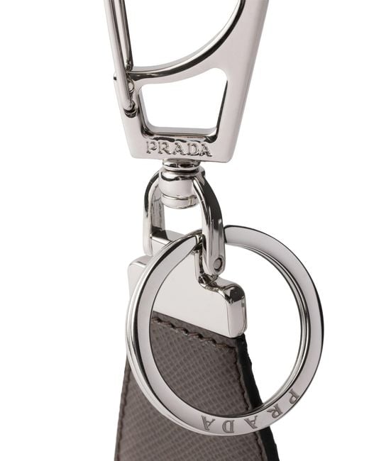 Portachiavi di Prada in White da Uomo