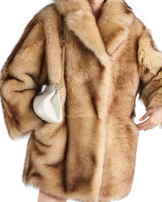 Prada Natural Shearling Caban Jacket