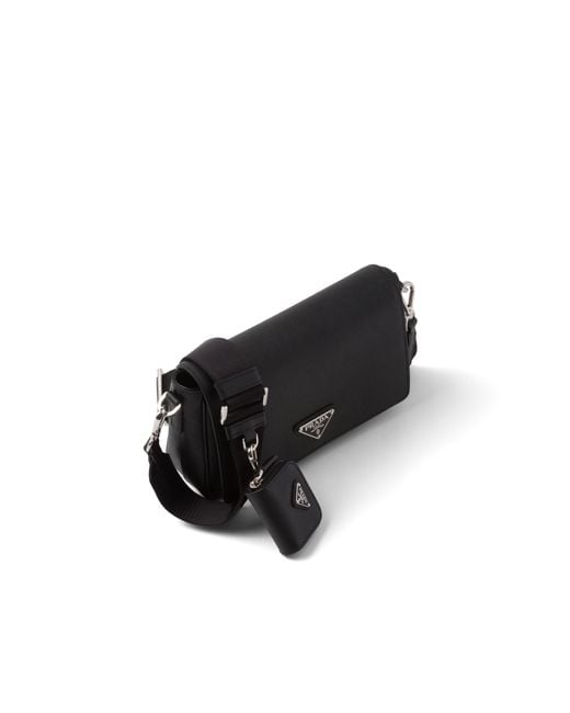 Prada Multicolor Saffiano Leather Shoulder Bag for men