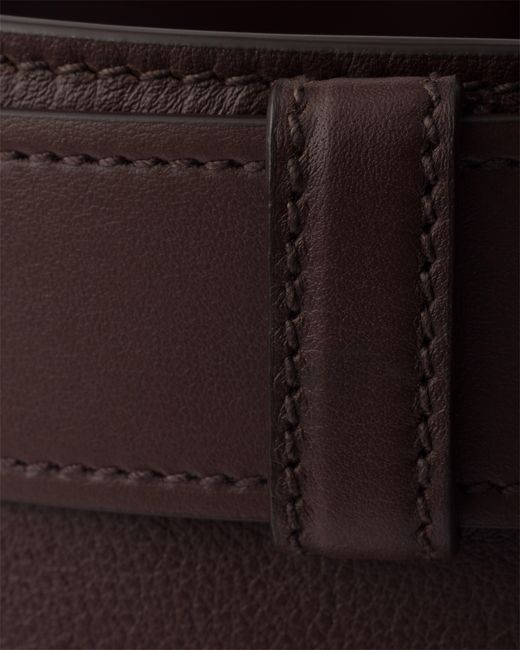 Borsa A Secchiello Buckle di Prada in White