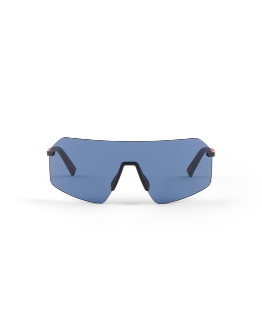 Prada Blue Linea Rossa Sunglasses for men