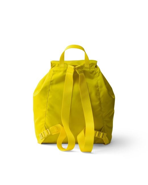 Prada Yellow Re-Nylon Backpack