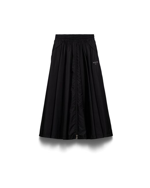 Prada Black Full Light Re-Nylon Skirt