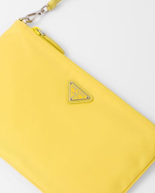 Prada Yellow Mini Bag Aus Re-nylon