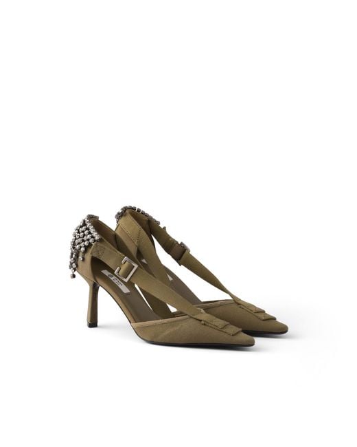 Décolleté di Prada in Green