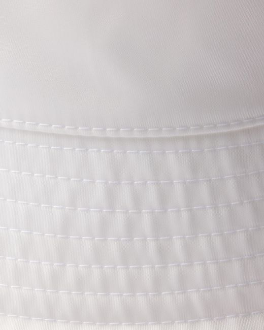 Prada White Re-Nylon Bucket Hat