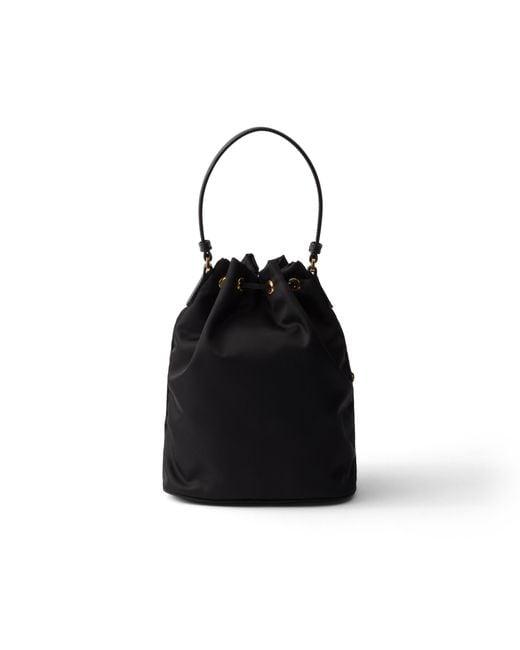 Prada Black Duet Re-Nylon Bucket Bag