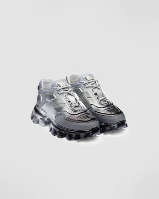 Prada Cloudbust Thunder Sneakers in Gray | Lyst
