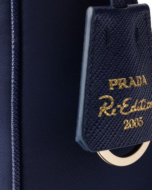 Mini Borsa Re-Edition 2005 di Prada in Blue