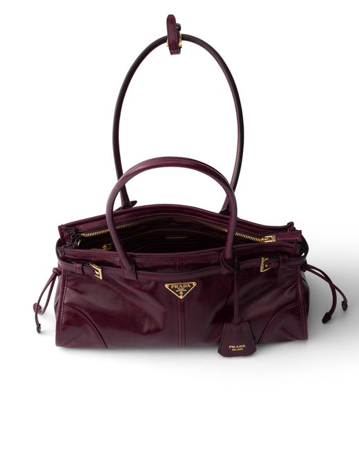 Prada Purple Bonnie Medium Leather Bag
