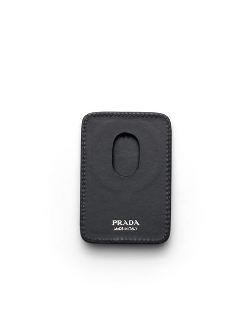 Prada Black Saffiano Leather Card Holder