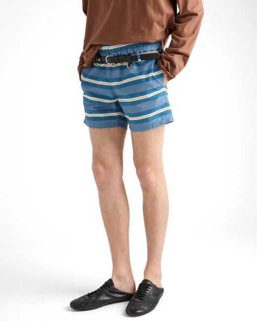 Bañador De Tejido Técnico Prada de hombre de color Blue