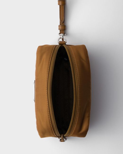 Prada Brown Mini Re-Nylon Pouch