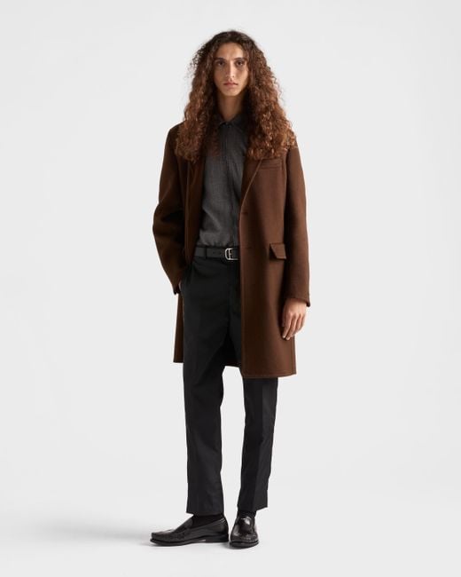 Pantalon En Re-Nylon Prada pour homme en coloris Black