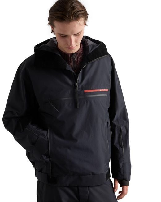 Prada Blue Extreme-Tex Blouson Jacket for men