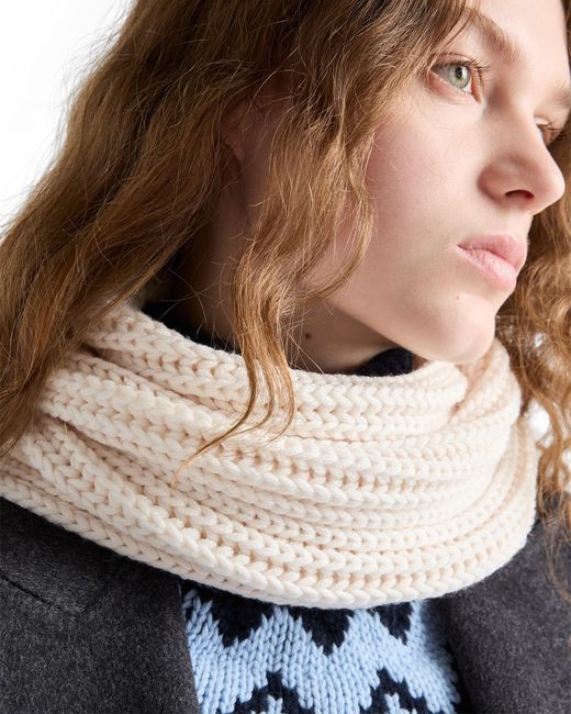 Prada White Wool Scarf