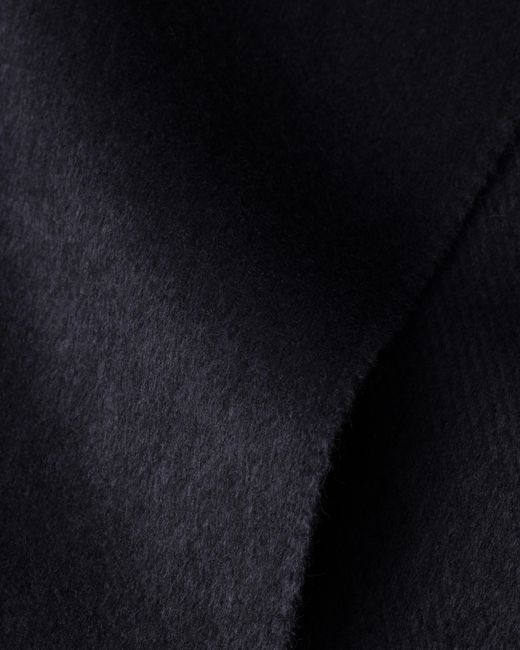 Prada Blue Silk Cashmere Enameled Logo Scarf