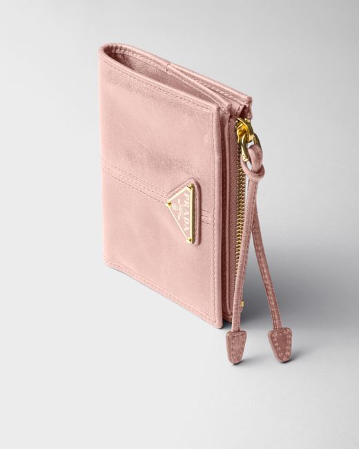 Portafoglio Piccolo di Prada in Pink
