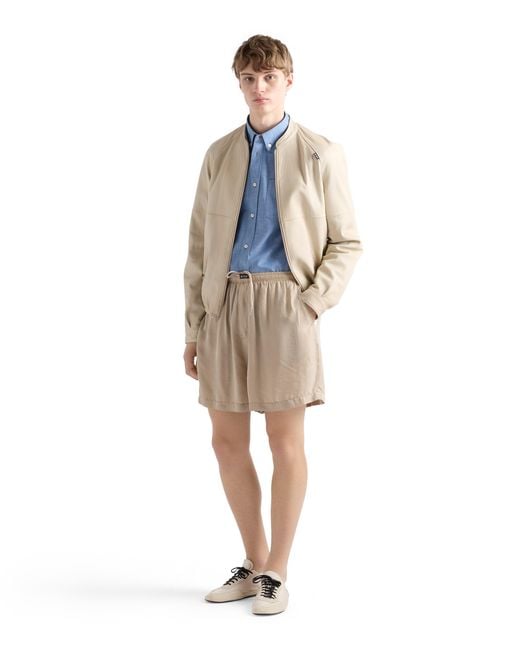 Prada Blue Chambray Shirt for men