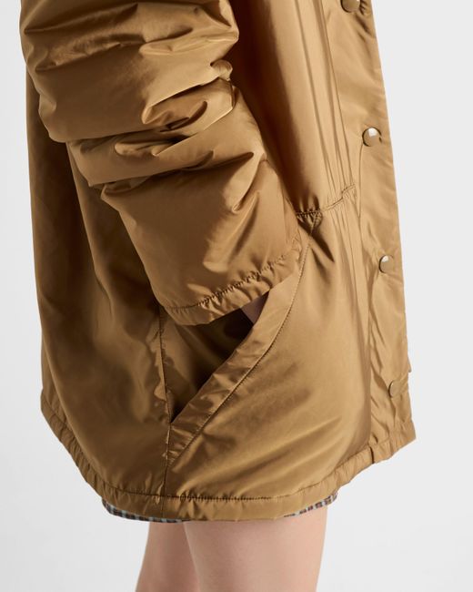 Prada Brown Lightweight Re-Nylon Blouson Jacket